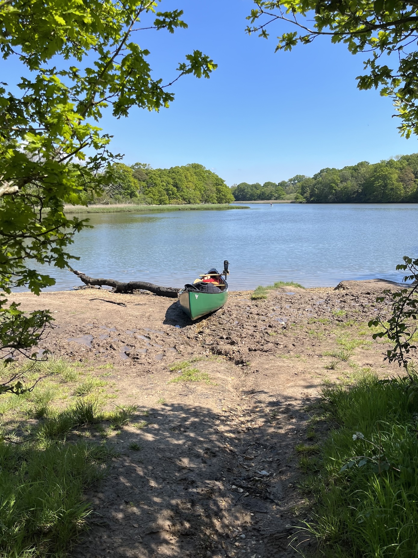 A canoe, somewhere great